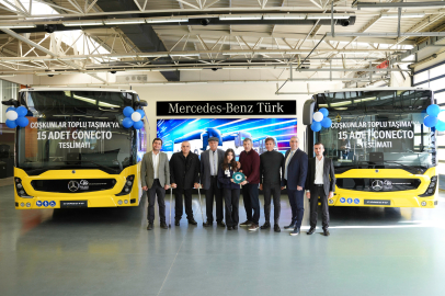 Mercedes-Benz Türk’ten Coşkunlar Toplu Taşıma Hizmetleri’ne 15 adet 2026 Model Mercedes-Benz Conecto Otobüs Teslimatı