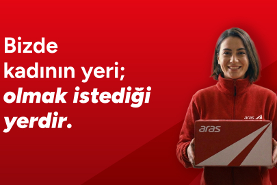 Aras Kargo’dan 8 Mart’ta Anlamlı Mesaj: “Bizde Kadının Yeri Olmak İstediği Yerdir”